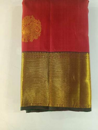 ARNI SILK HALF FINE ZARI SAREE WITH BLOUSE